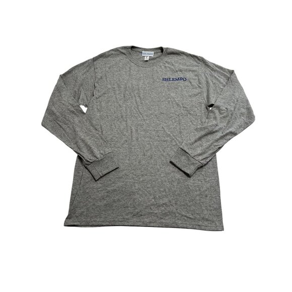 SHLEMPO Long Sleeve T-Shirt in Grey - Picture 1 of 4